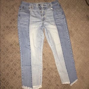 American Eagle Two-Toned Jeans Size 12